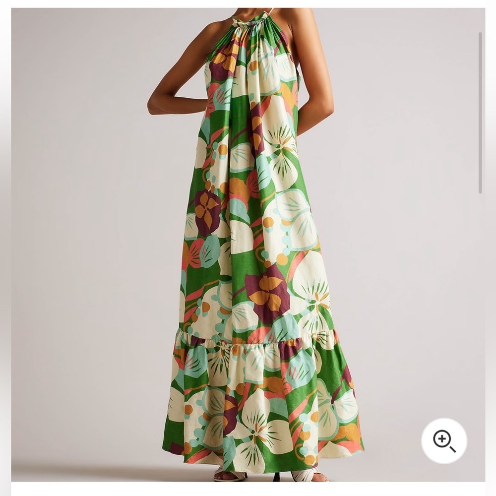 TED BAKER
Dulina Strappy Linen Maxi Dress